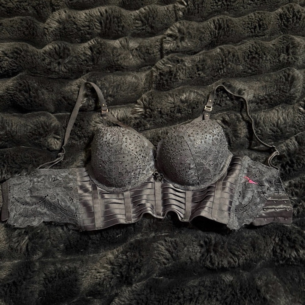 La SENZA Charcoal Lace Bra